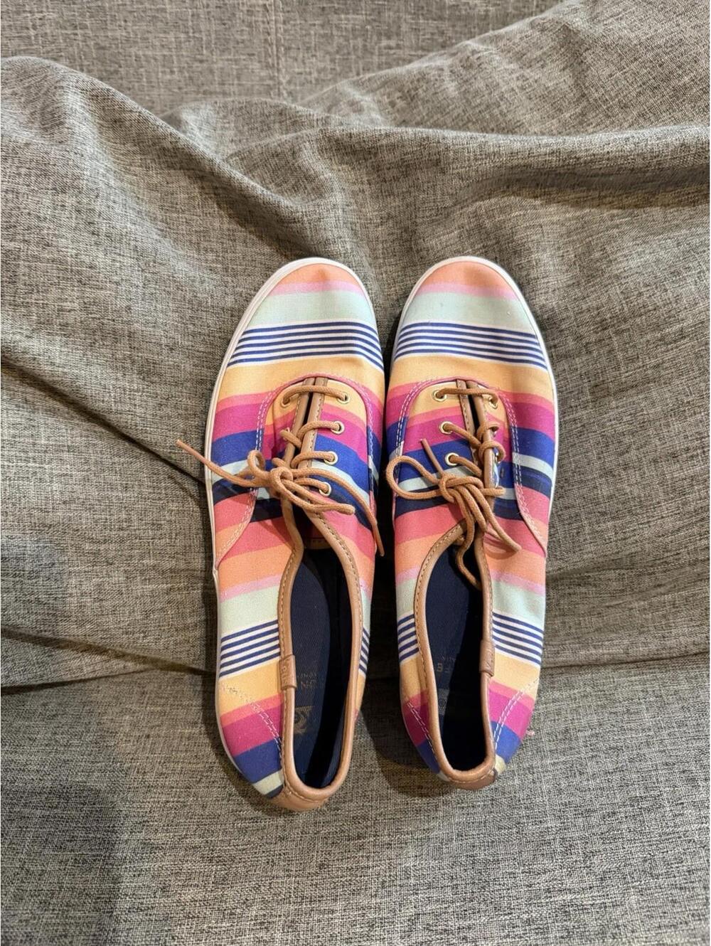 Keds Sunnylife Triple Kick Platform Sneaker Womens 10 Striped
